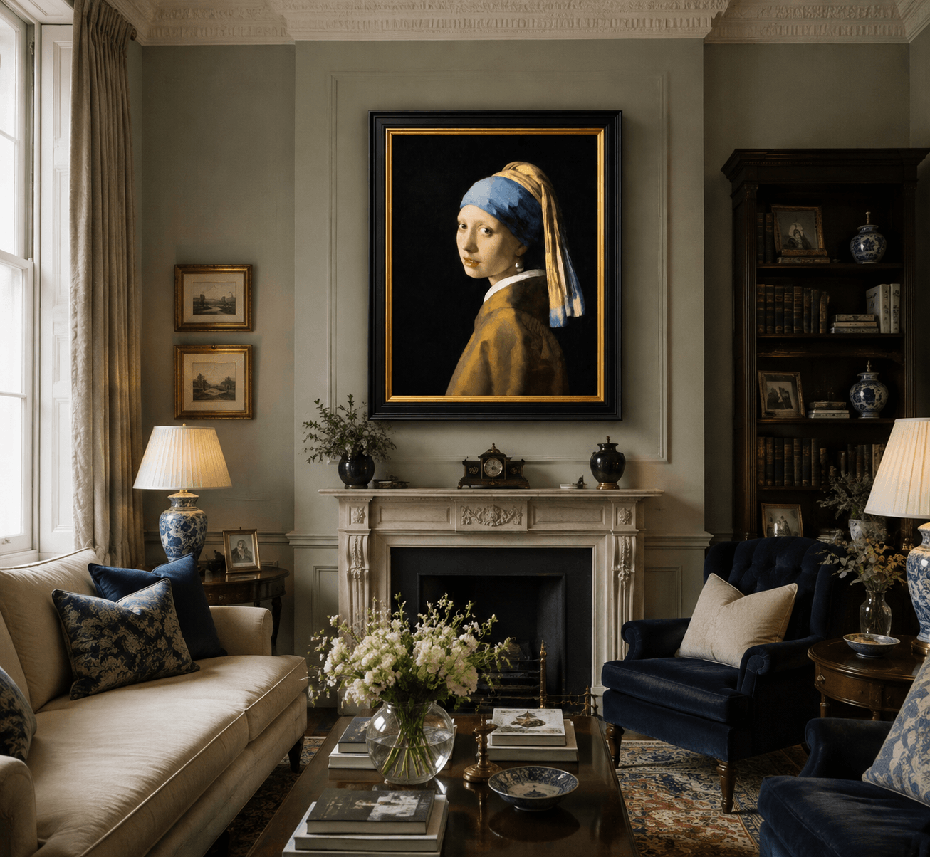 Girl with a Pearl Earring: A Classic Portrait for Sophisticated Home Decor