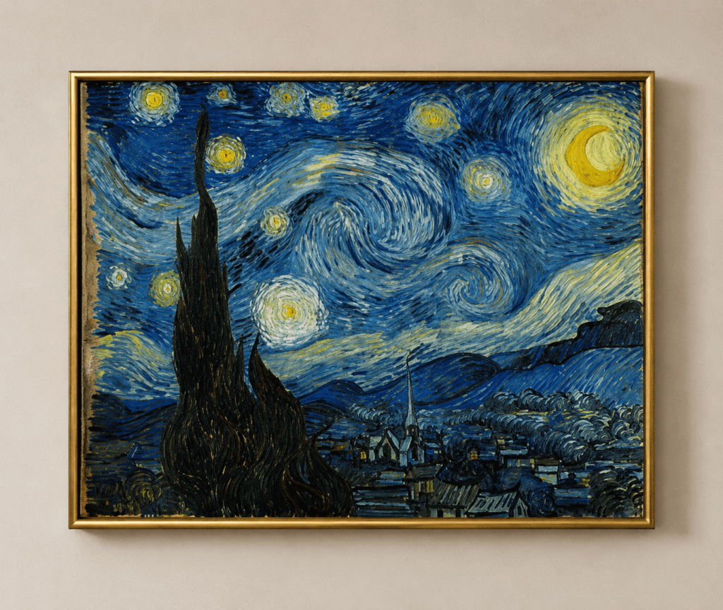 Van Gogh’s Starry Night Reproduction, A Timeless Artwork for Elegant Interiors