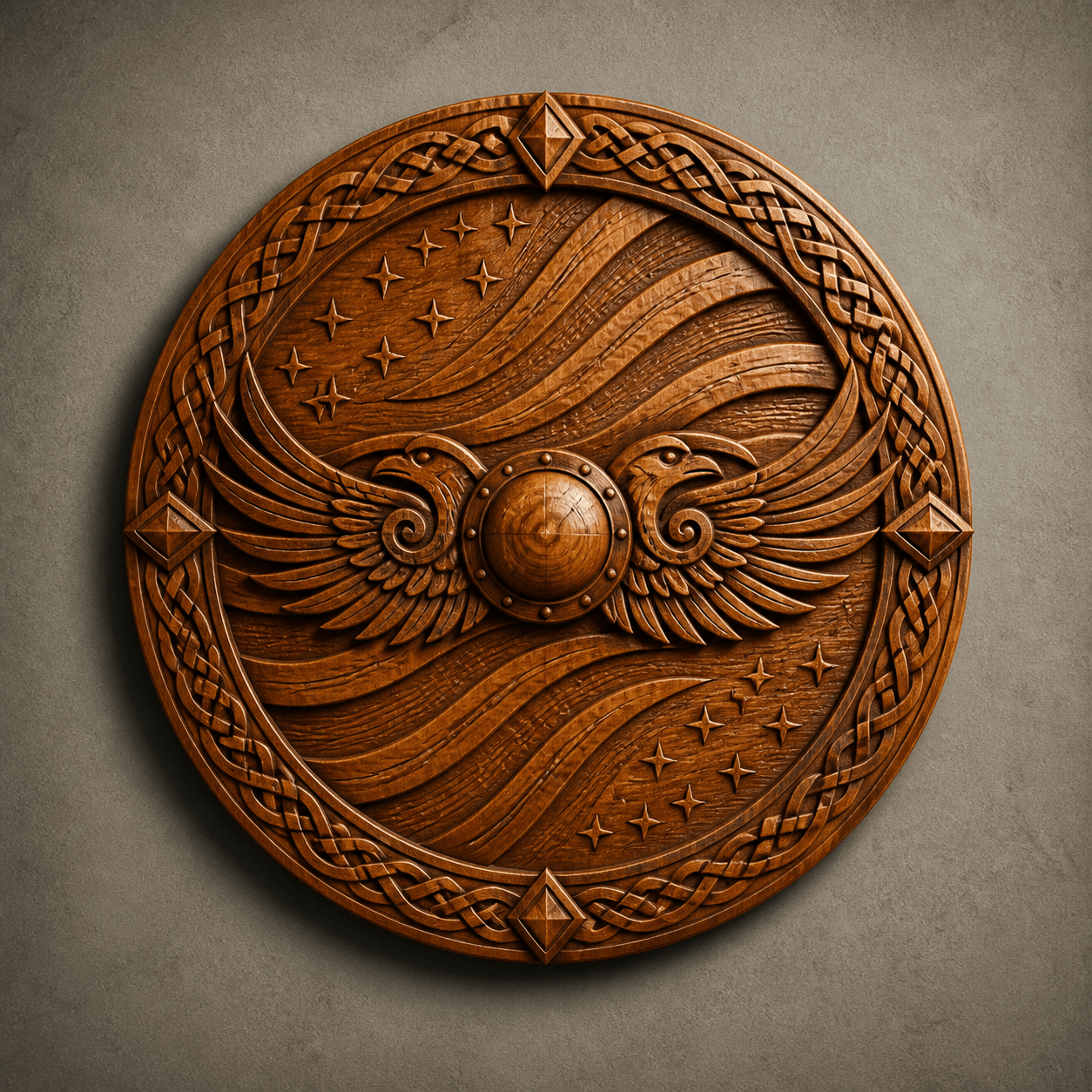 How to Style Your Home with Patriotic Norse Eagle Wood Carvings