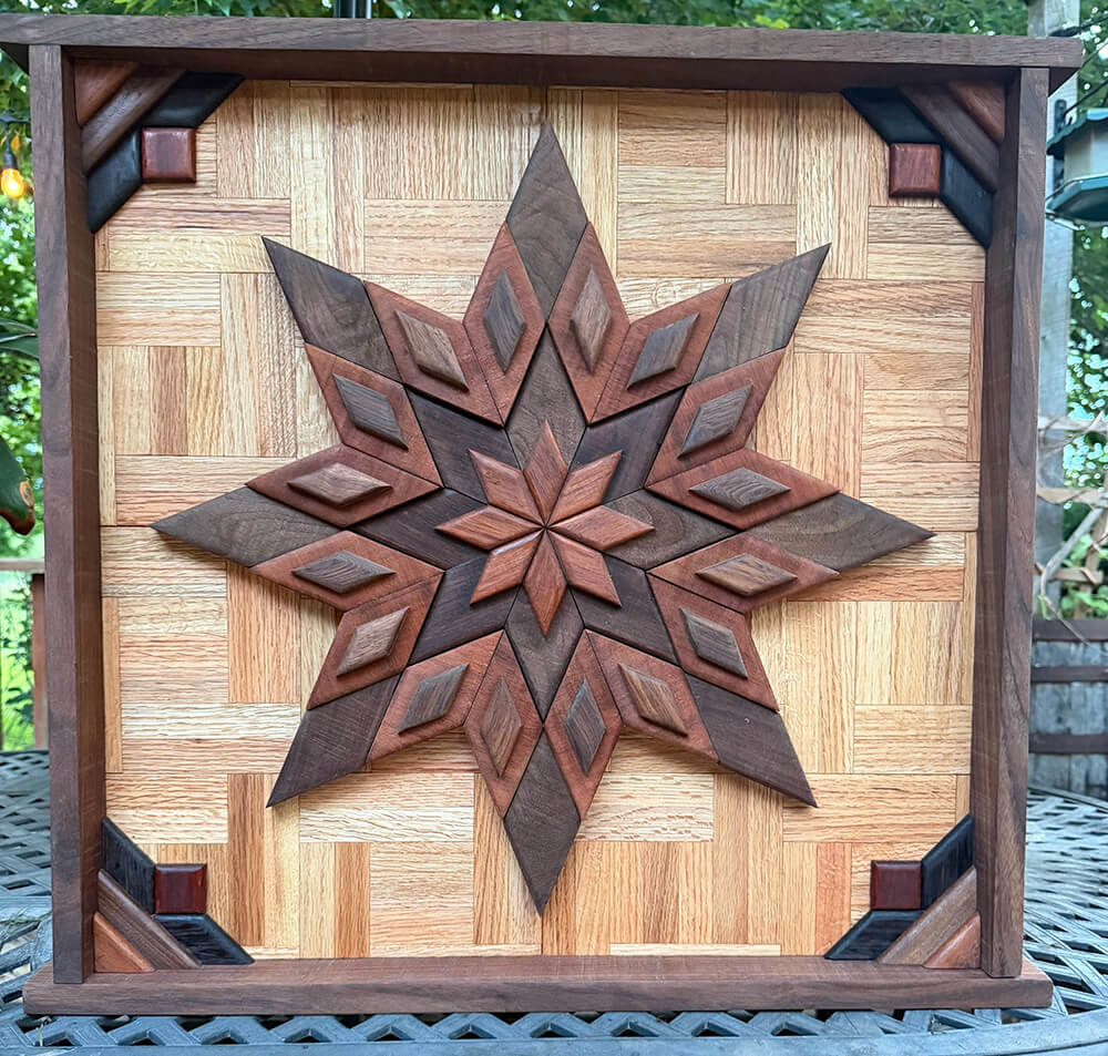 Large Wooden Barn Quilt Star Wall Art Sourcing Standards