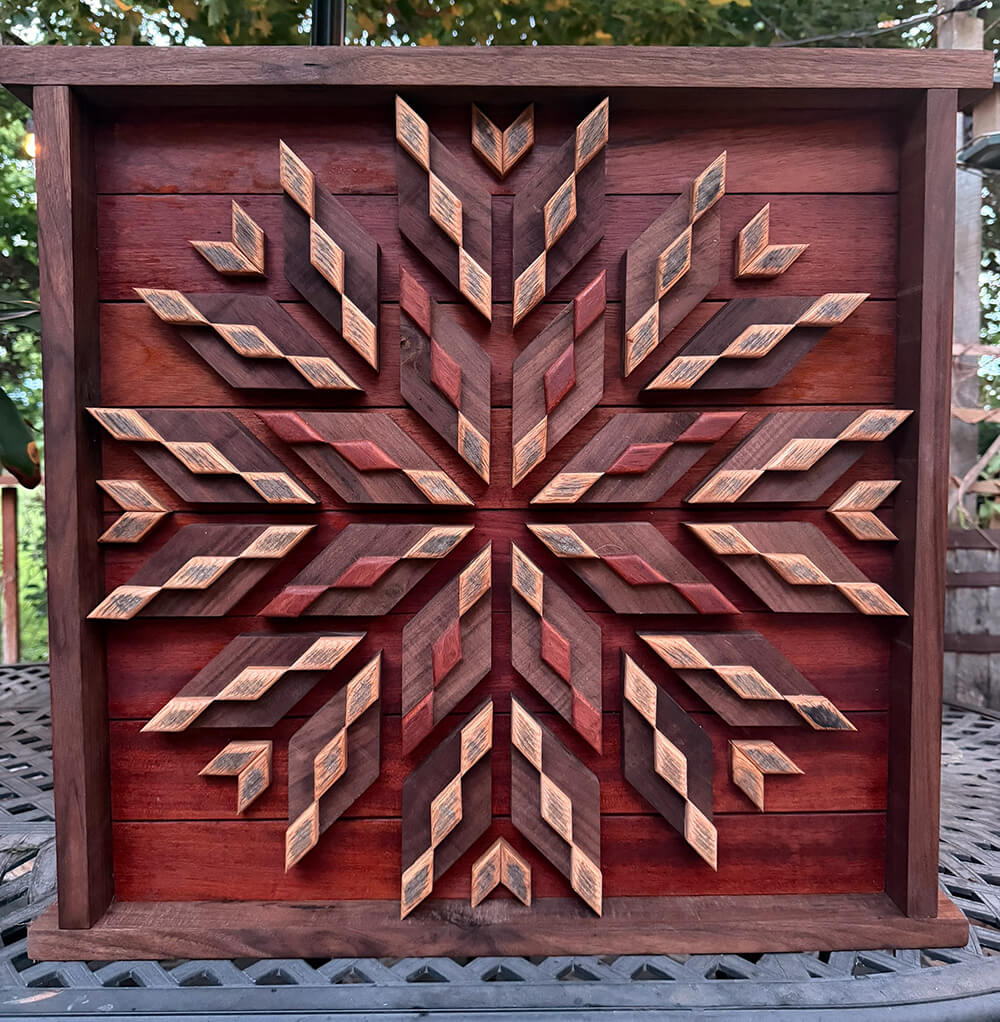 3D Wooden Star Barn Quilt Wall Art for European Retailers