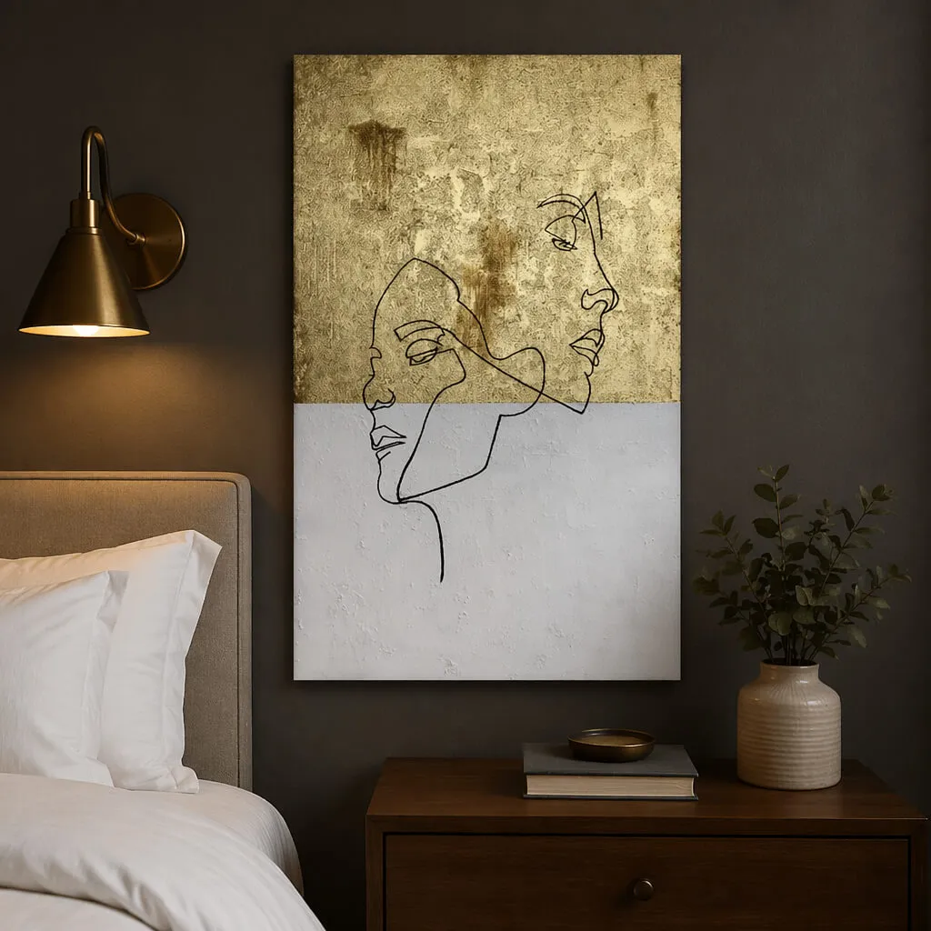 Abstract Line Art Canvas | Custom Wall Art Manufacturer