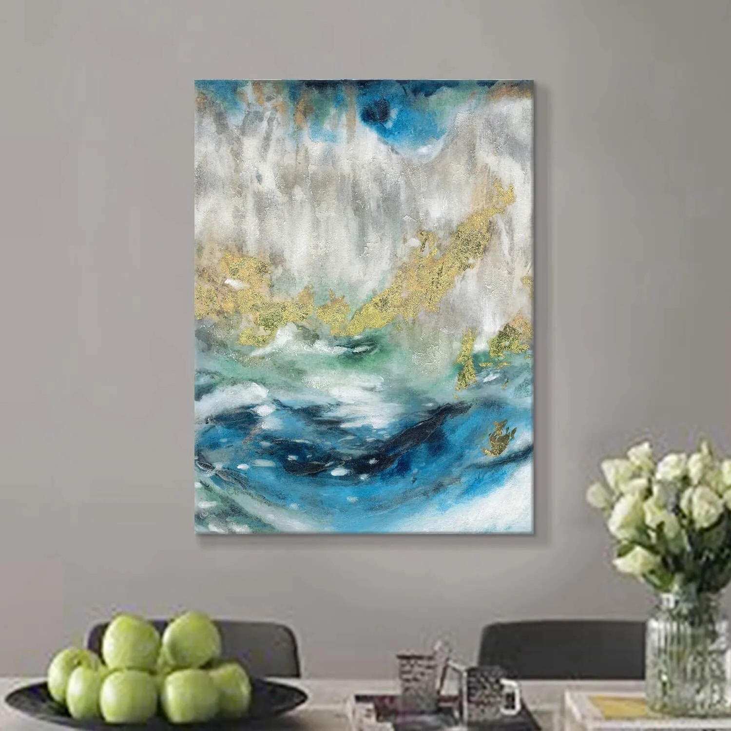 Modern Ocean-Inspired Artwork for Luxury Interior Projects