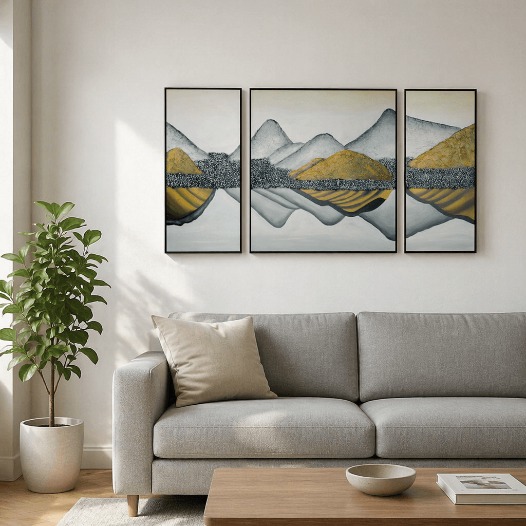 The Quiet Beauty of Mountain Landscapes in Abstract Art