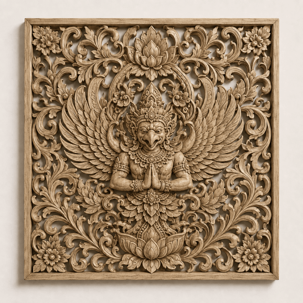 Carved Wood Wall Art