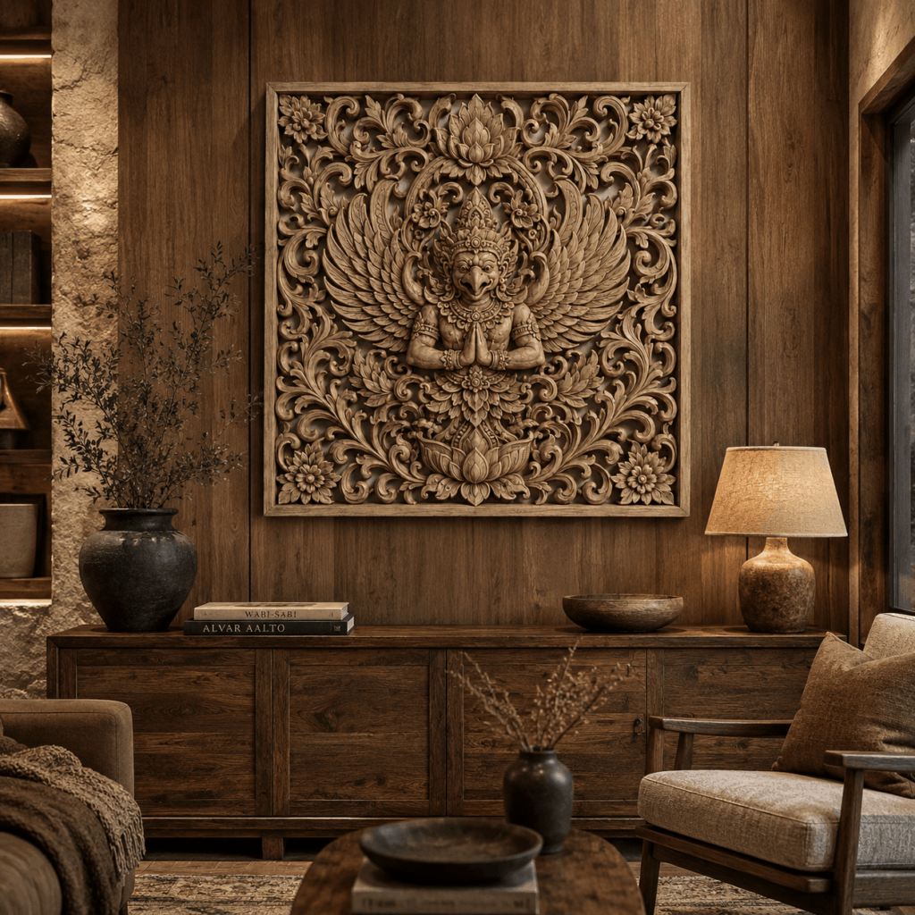 Carved Wood Wall Panels