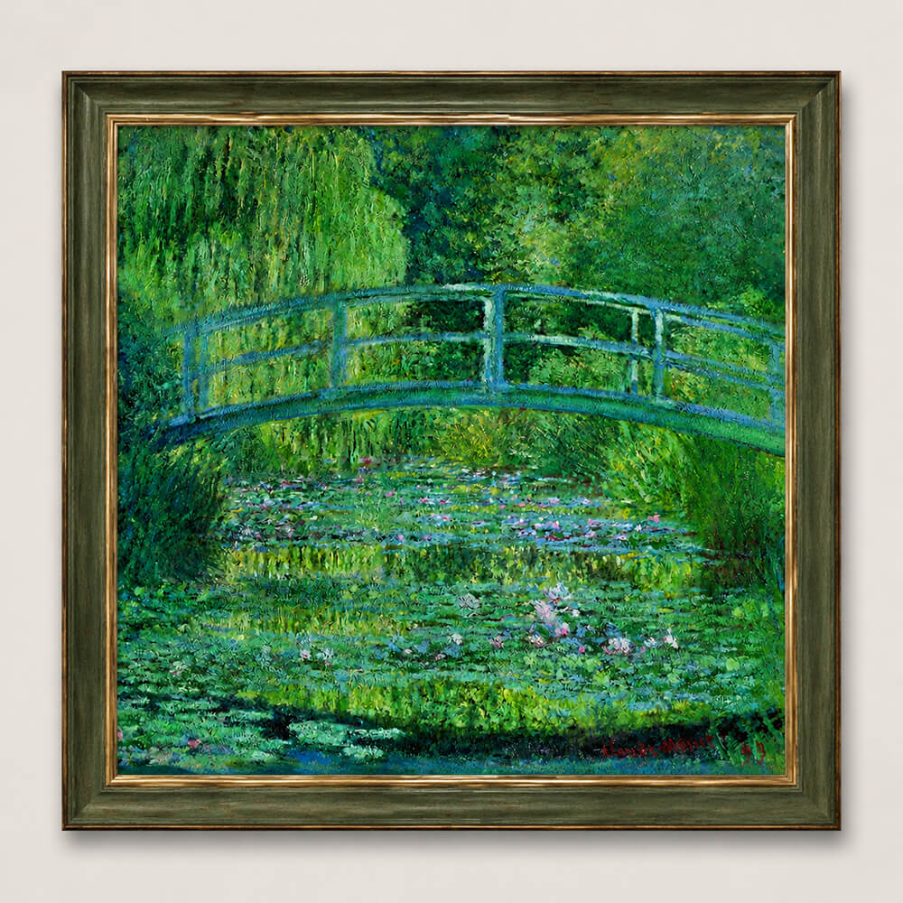 Monet Garden Painting Reproduction