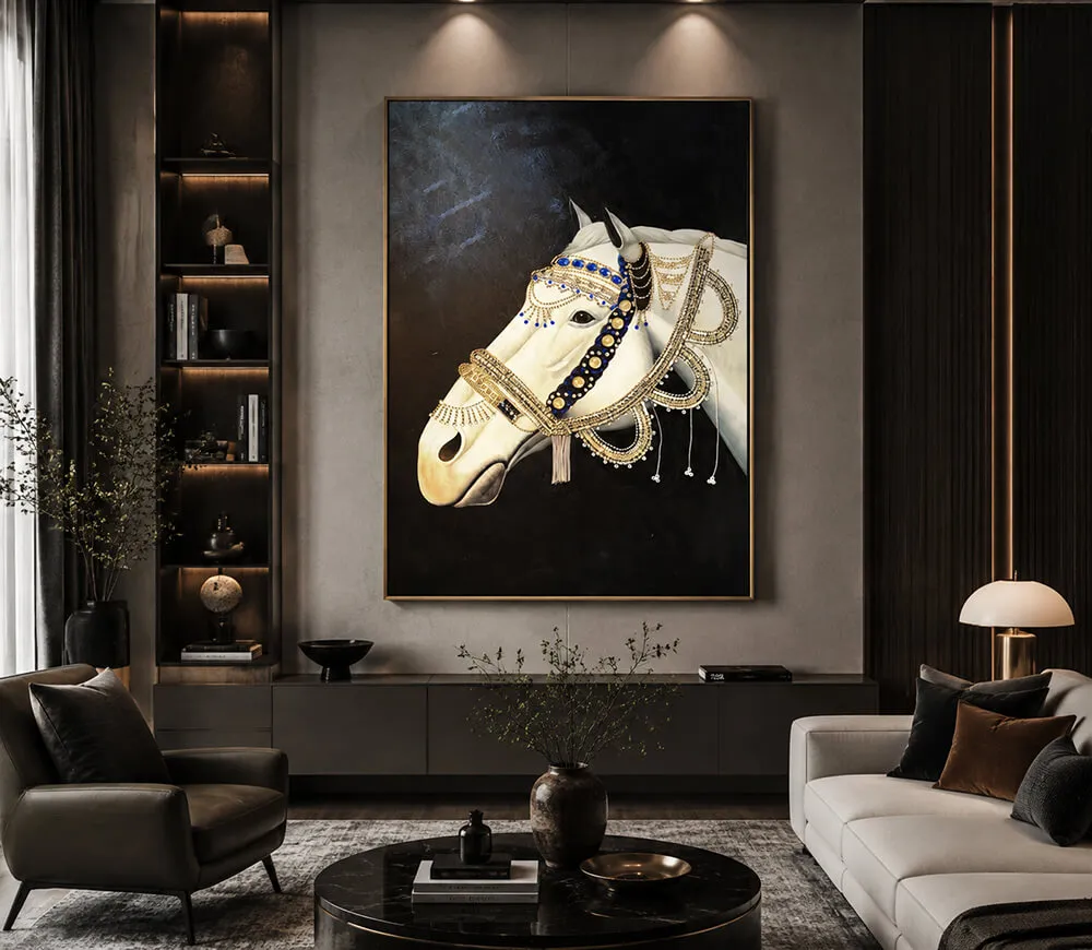 Horse Canvas Art for Luxury Interior Projects