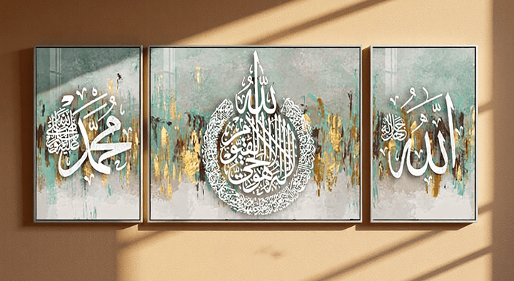 LED illuminated wall art