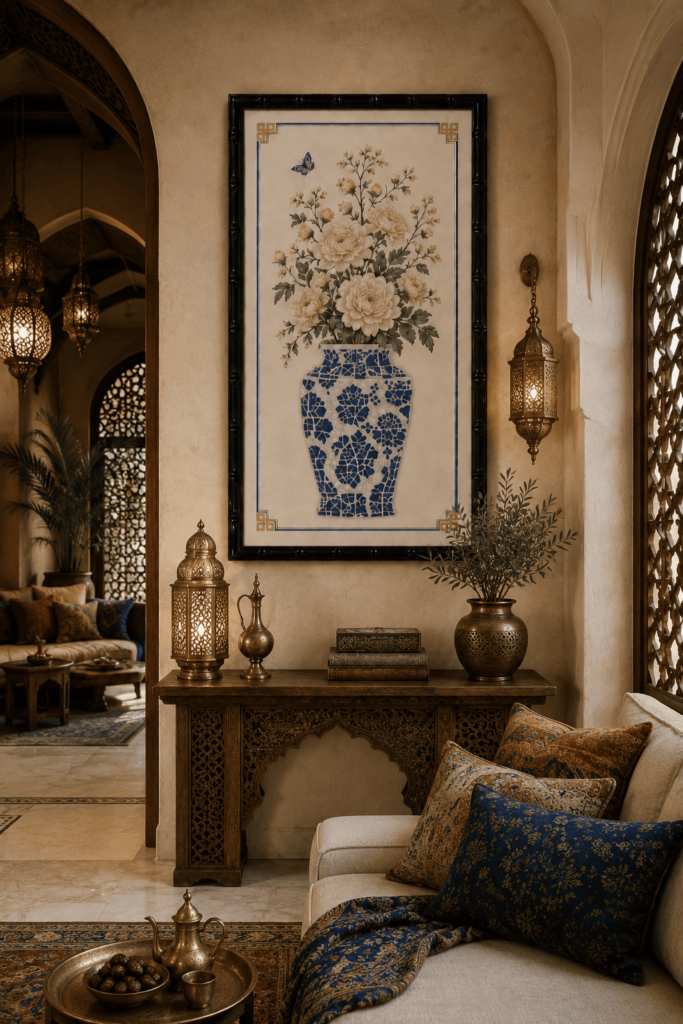 Jingdezhen Porcelain Shard Wall Art-1