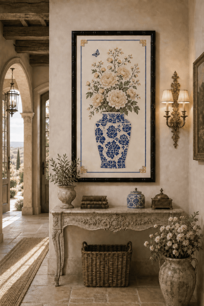 Jingdezhen Porcelain Shard Wall Art-1