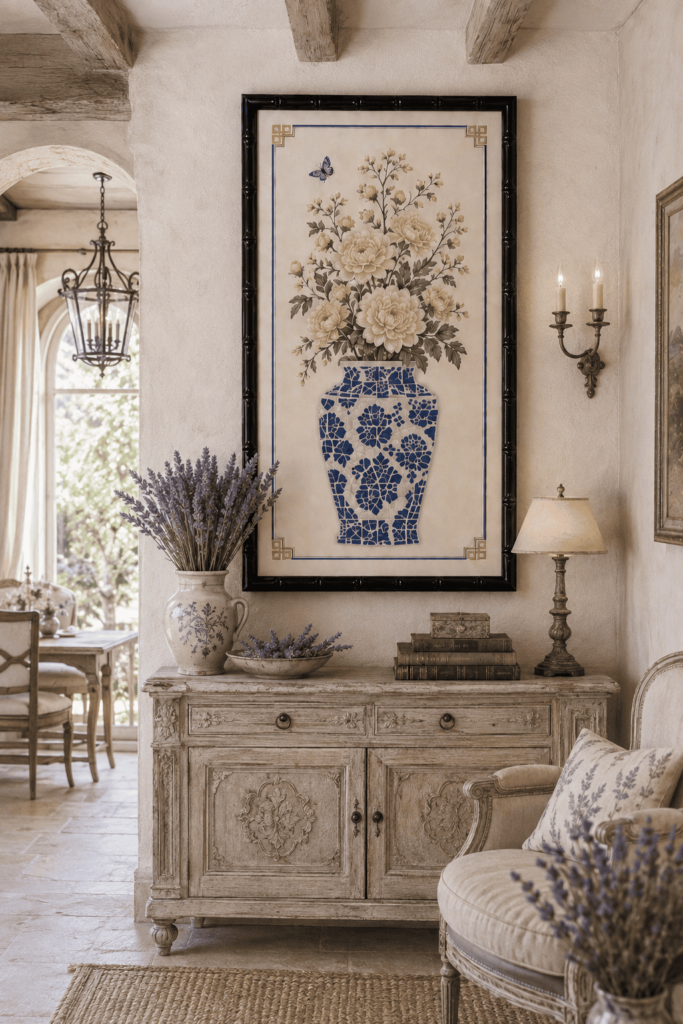 Jingdezhen Porcelain Shard Wall Art-1