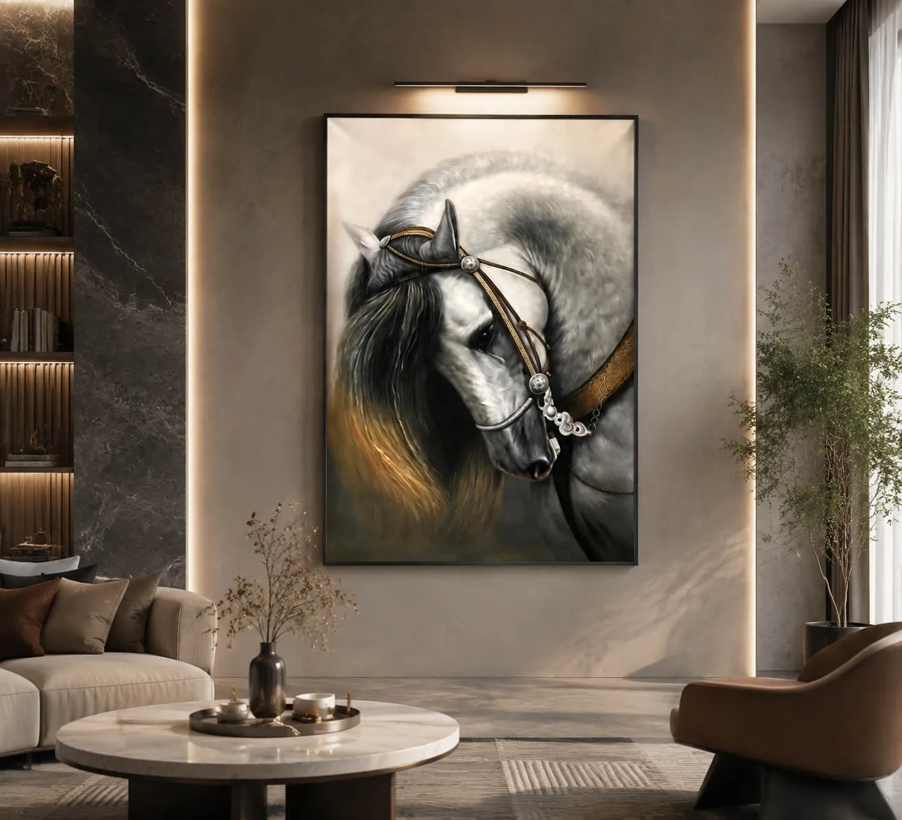 How Horse Wall Art Creates a Powerful Focal Point in Luxury Interiors
