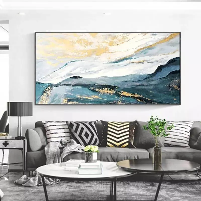 Modern Chinese Landscape Wall Art – Custom Oriental Decor for Interior Projects