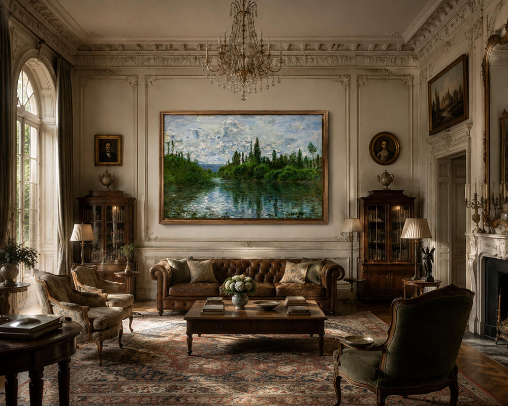 Impressionist Landscape Wall Art, Custom Wall Art Manufacturer