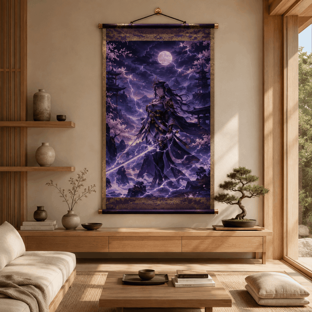 Purple Cyberpunk Room Decor