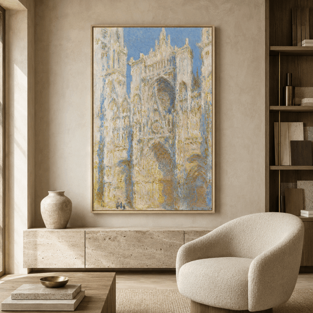 Rouen Cathedral, the West Portal, Sunlight