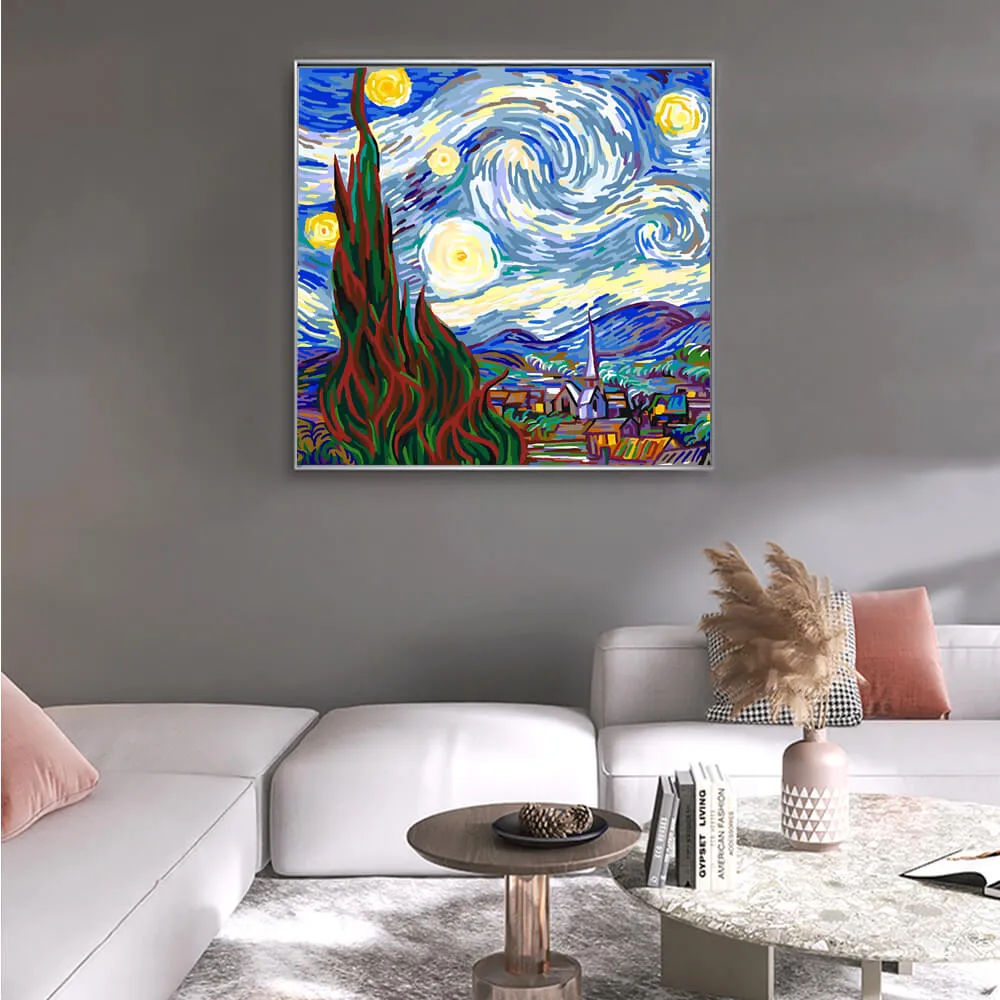 Van Gogh Starry Night Reproduction, Classic Artwork Solutions for Hotels and Designers