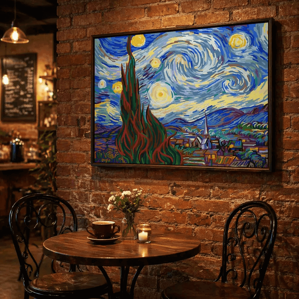 Van Gogh Starry Night Reproduction, Classic Artwork Solutions for Hotels and Designers