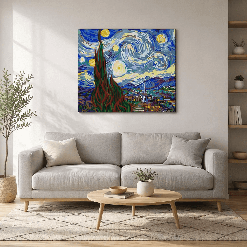 Van Gogh Starry Night Reproduction, Classic Artwork Solutions for Hotels and Designers