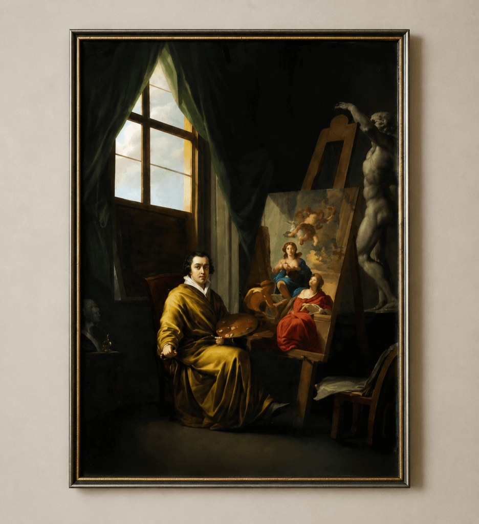 A Classical Oil Painting Reproduction Bringing Historic Art Into Modern Spaces