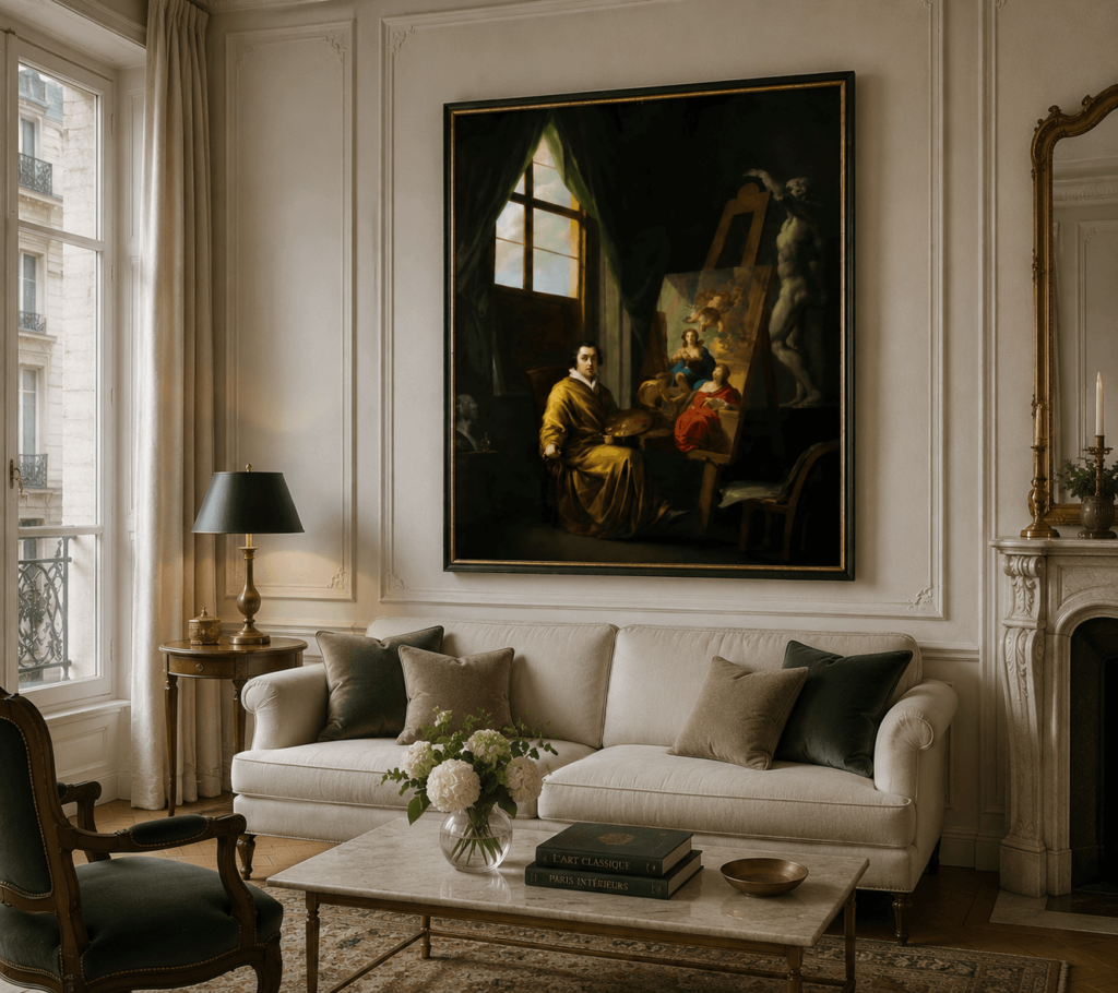 A Classical Oil Painting Reproduction Bringing Historic Art Into Modern Spaces