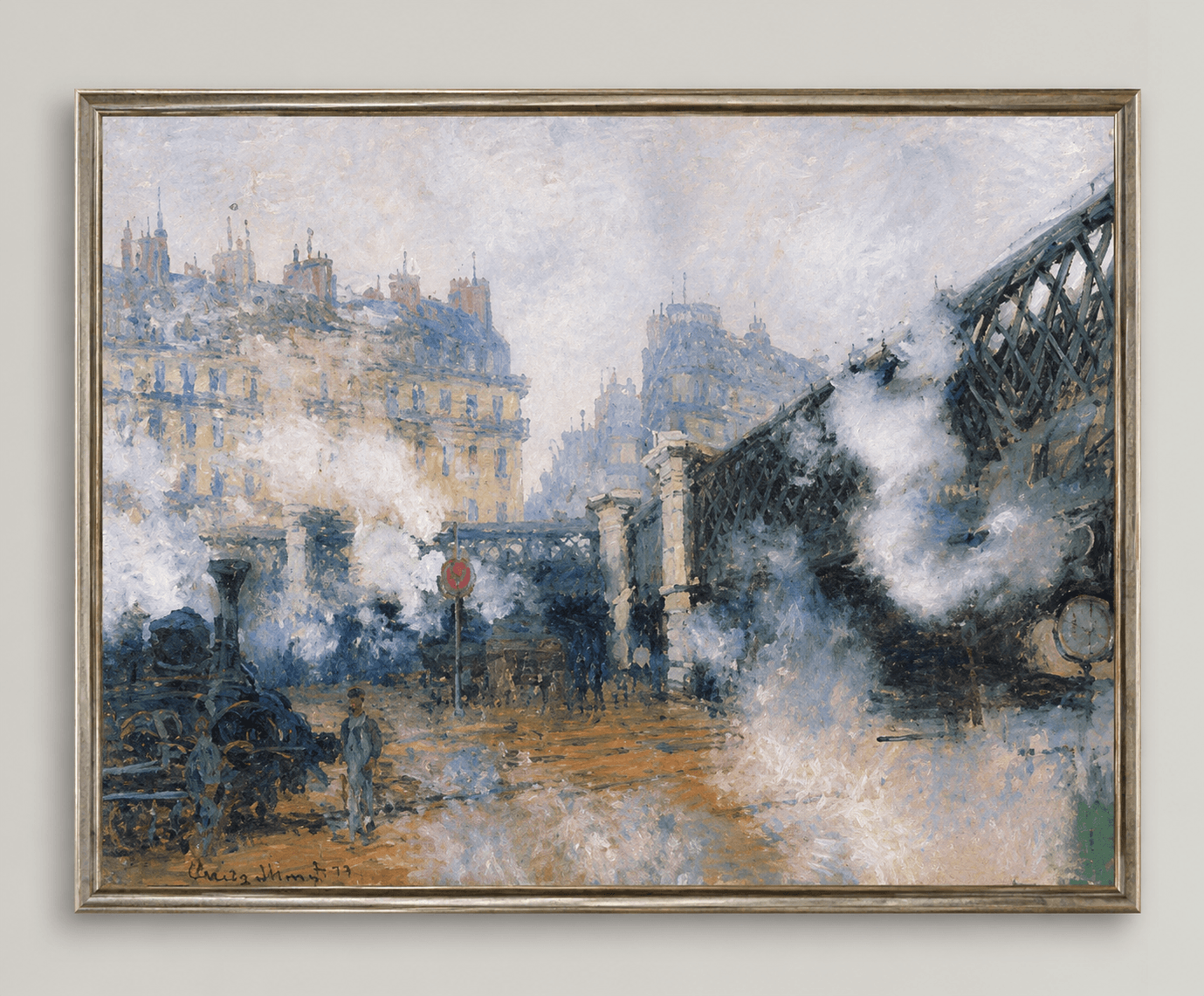 Custom The Pont de l’Europe painting reproduction from a professional Wall Art Manufacturer. Perfect for hotels, homes, lounges, and interior projects.
