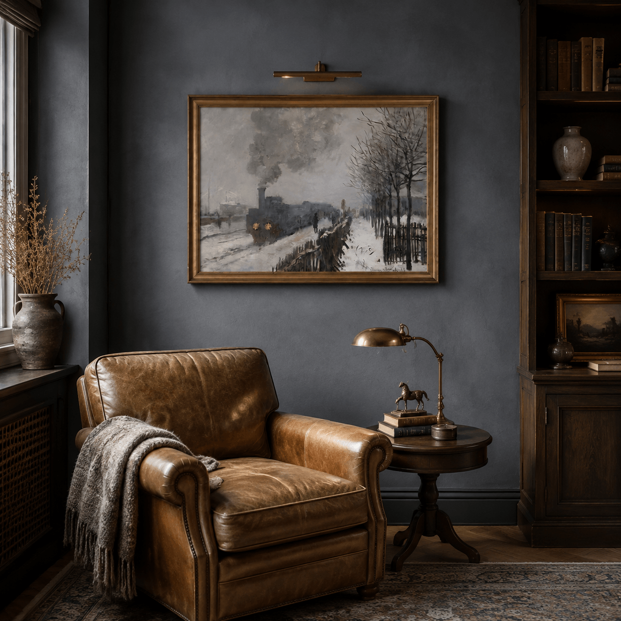 Bring Timeless Winter Elegance Home with Monet’s Train in the Snow