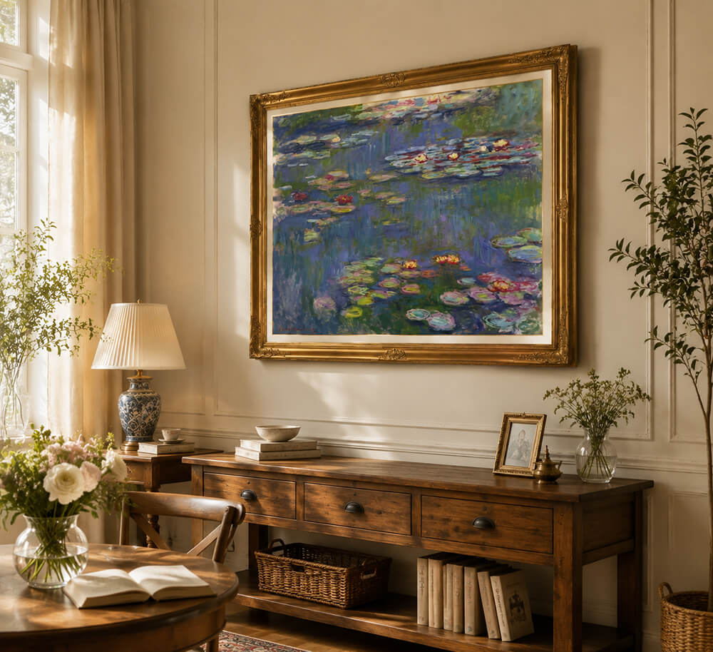 When Commercial Interiors Call for Recognizable Fine Art