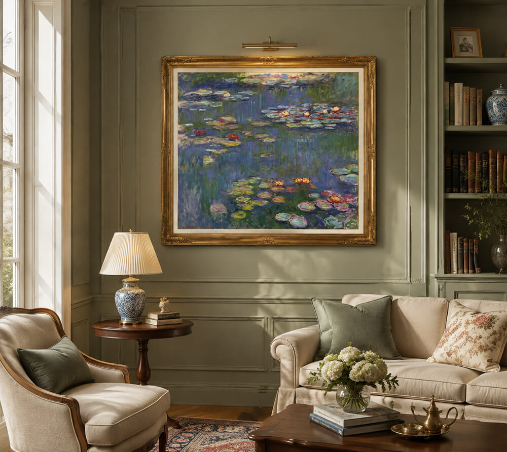 Water Lilies reproduction