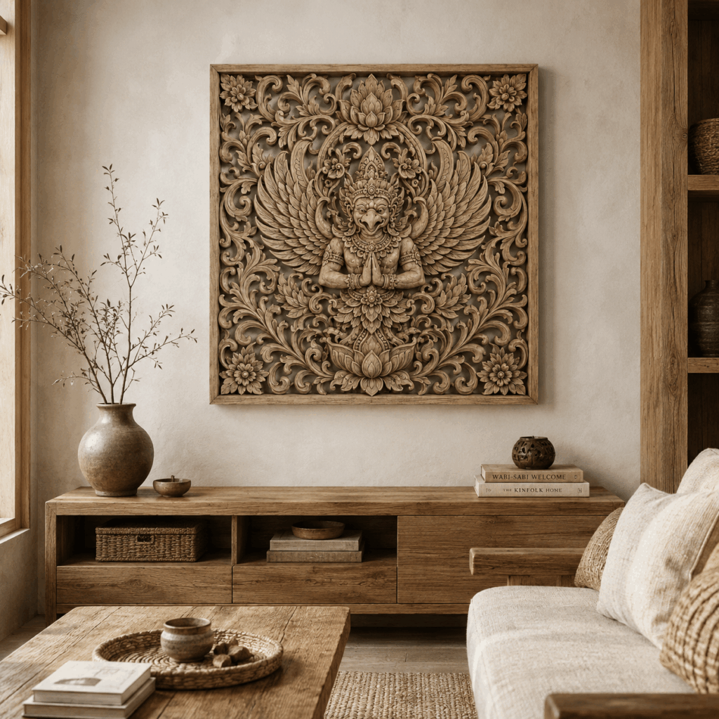 Wood Carved Wall Decor