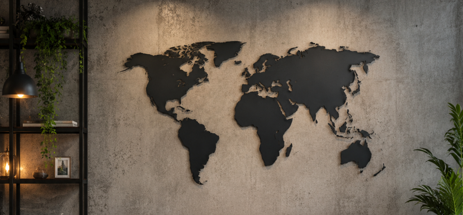 modern metal wall art