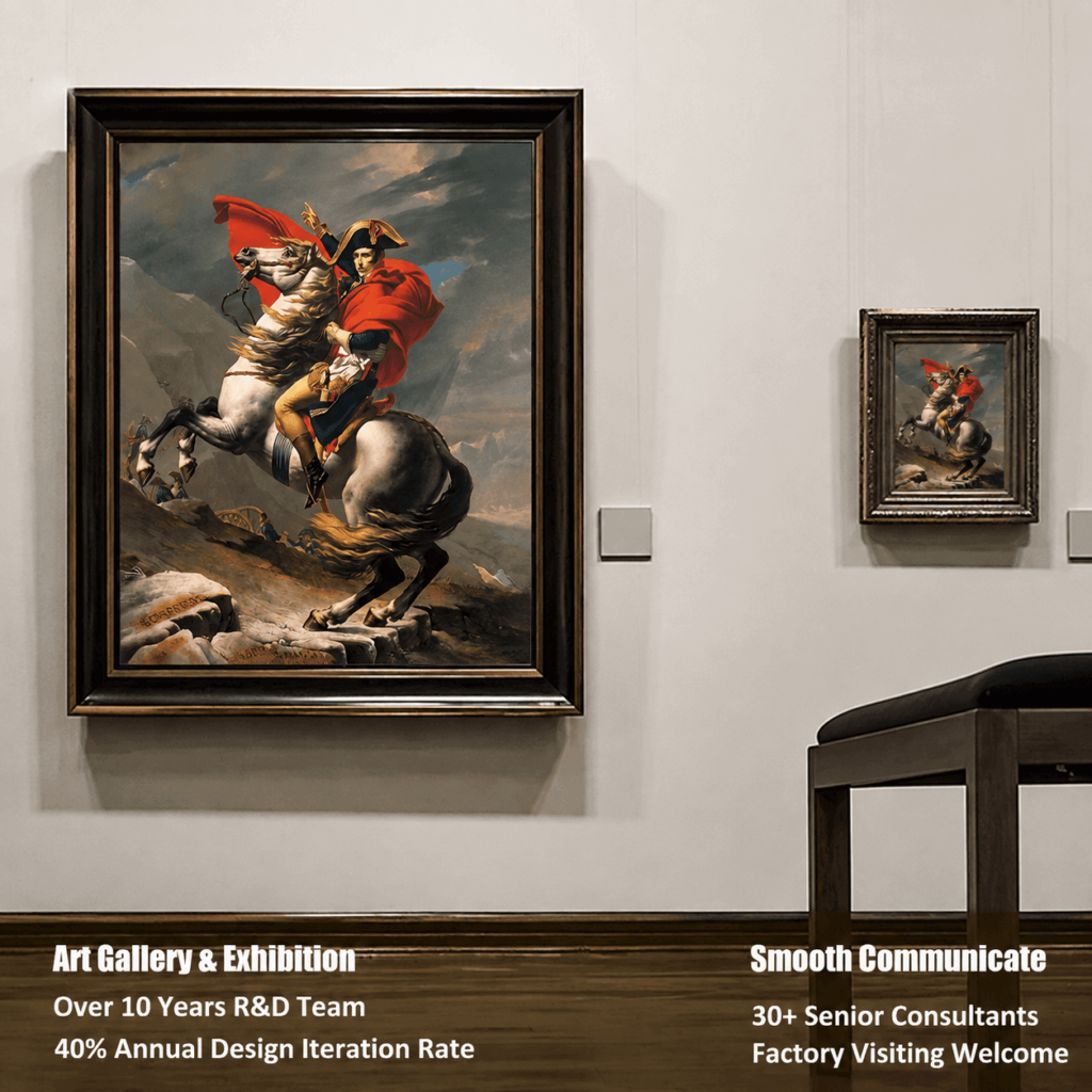 Classical paintings reproduction with custom sizes, premium canvas, and factory solutions for hotels, villas, offices, and interior projects.