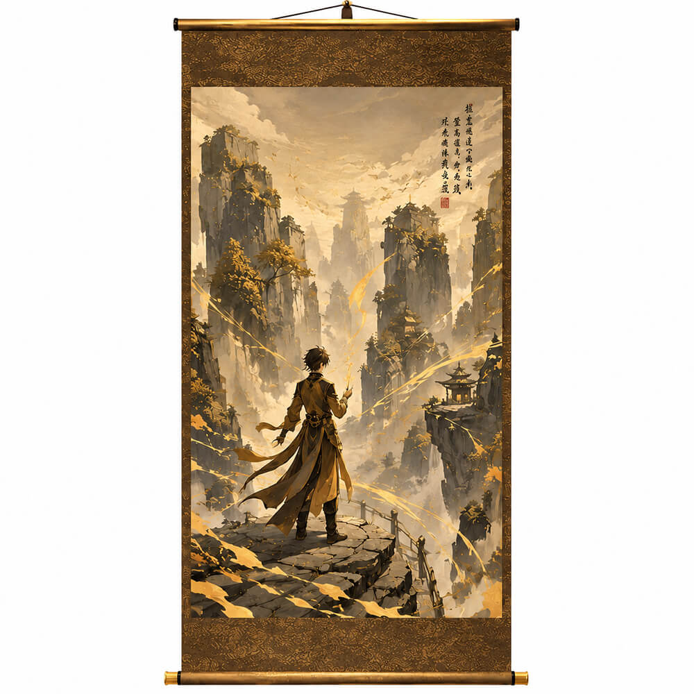 The Ultimate Geo Fantasy Wall Scroll for Premium Room Decor