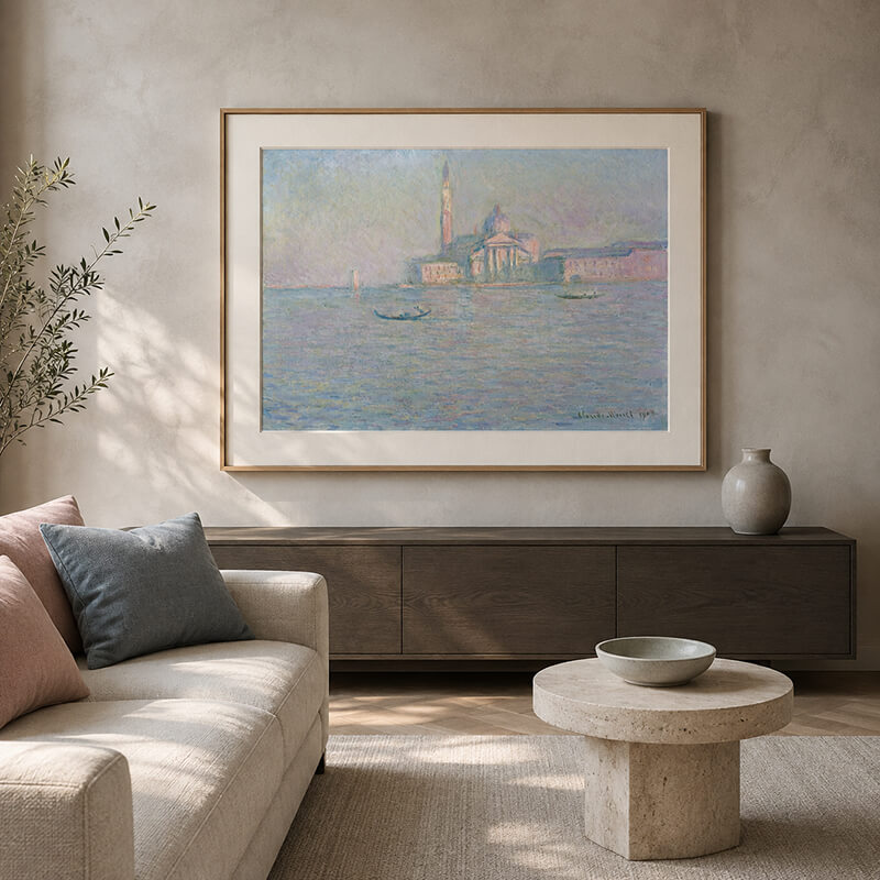 Monet’s San Giorgio Maggiore: A Calm Color Guide for Modern Interiors