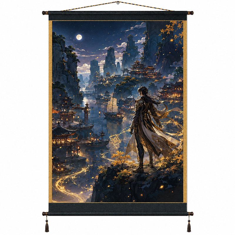How to Elevate Your Gamer Room with Oriental Fantasy Anime Wall Scrolls