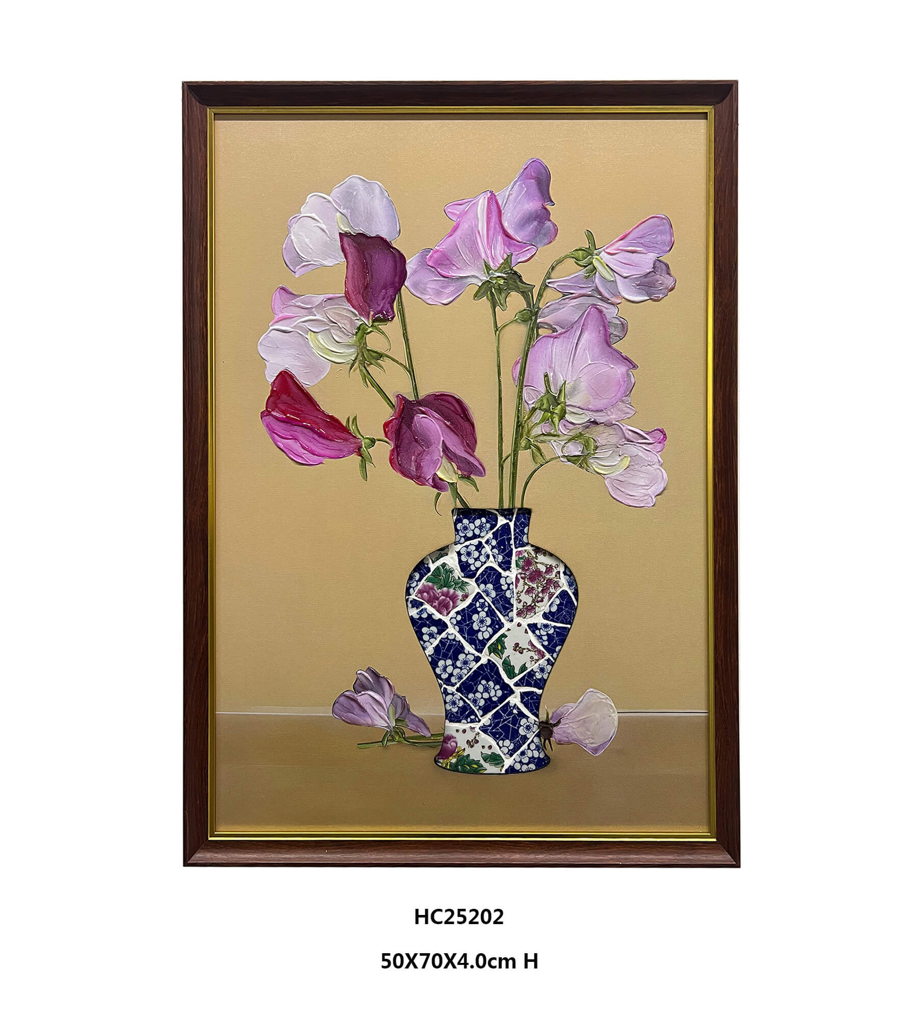 Bulk Order Porcelain Shard Vase Wall Art Supplier for Retailers