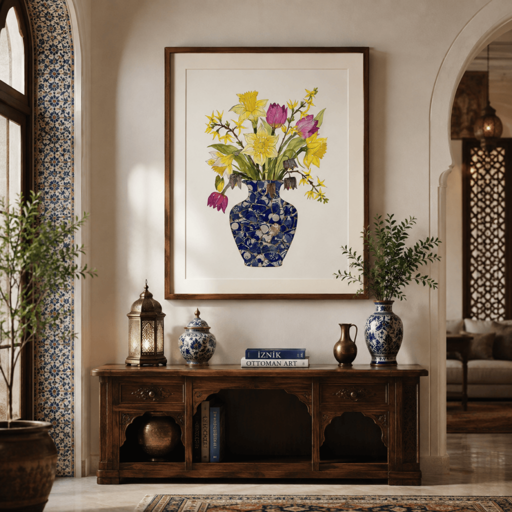 porcelain wall plaque