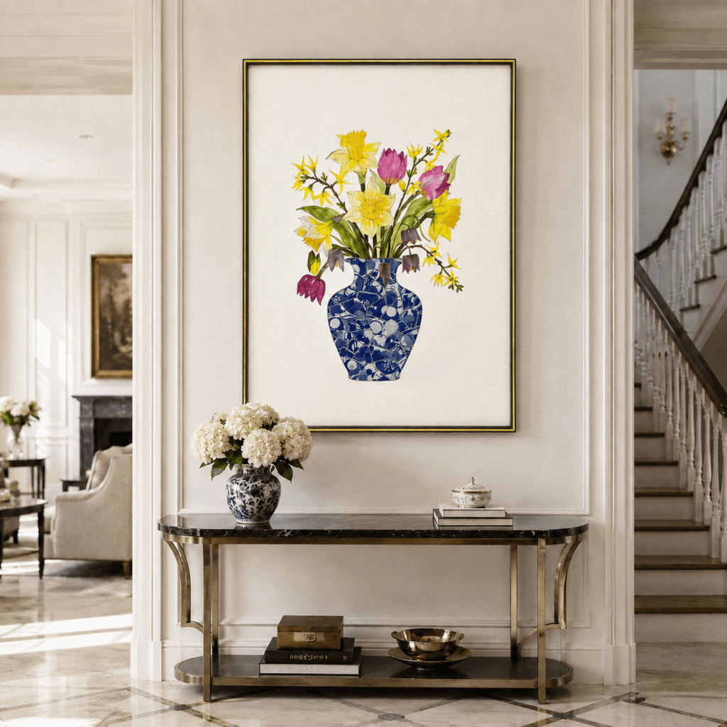 Buy porcelain wall plaque