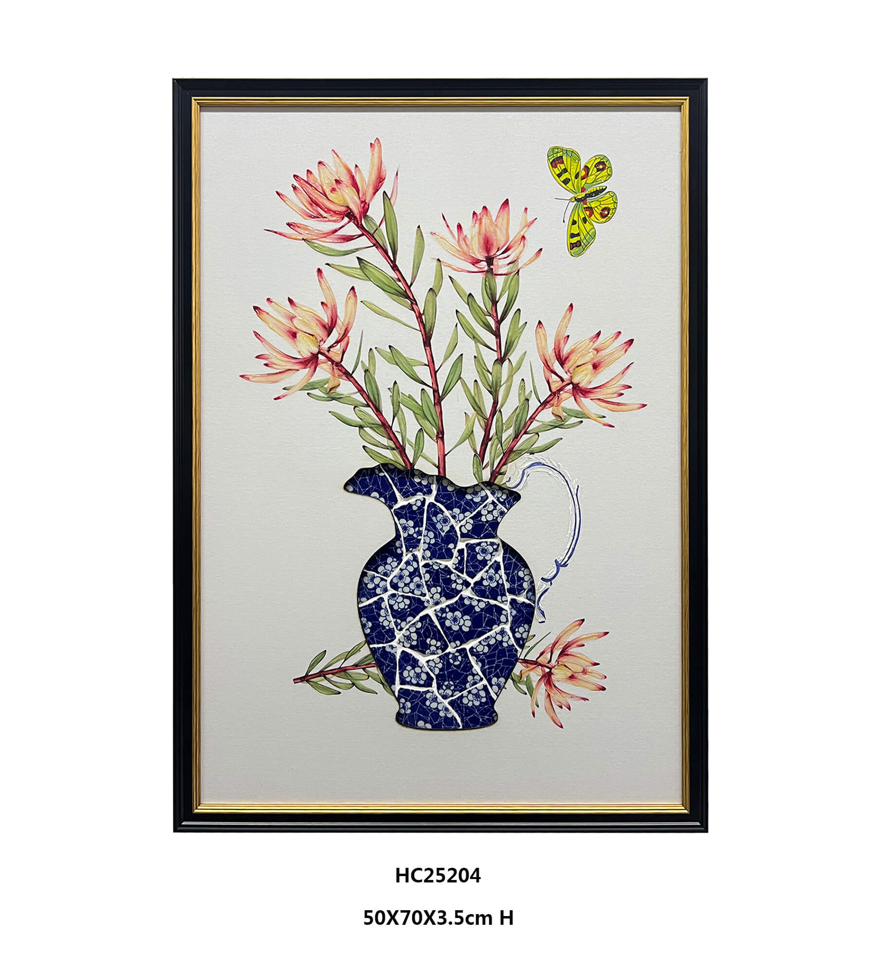 Factory Direct Blue and White Porcelain Shard Wall Art