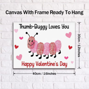 Thumb Buggy Loves You canvas measuring 40 by 30 centimeters