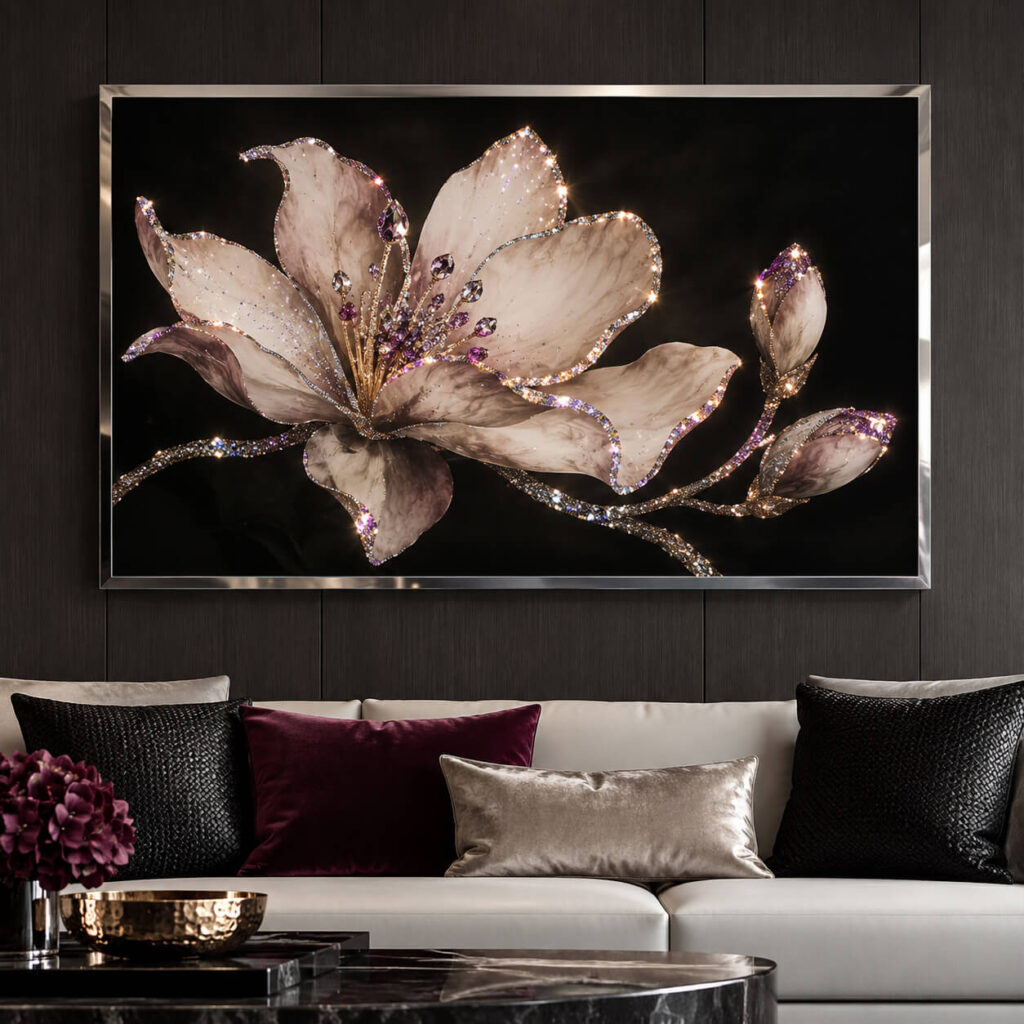 Luxury Crystal Wall Art-2