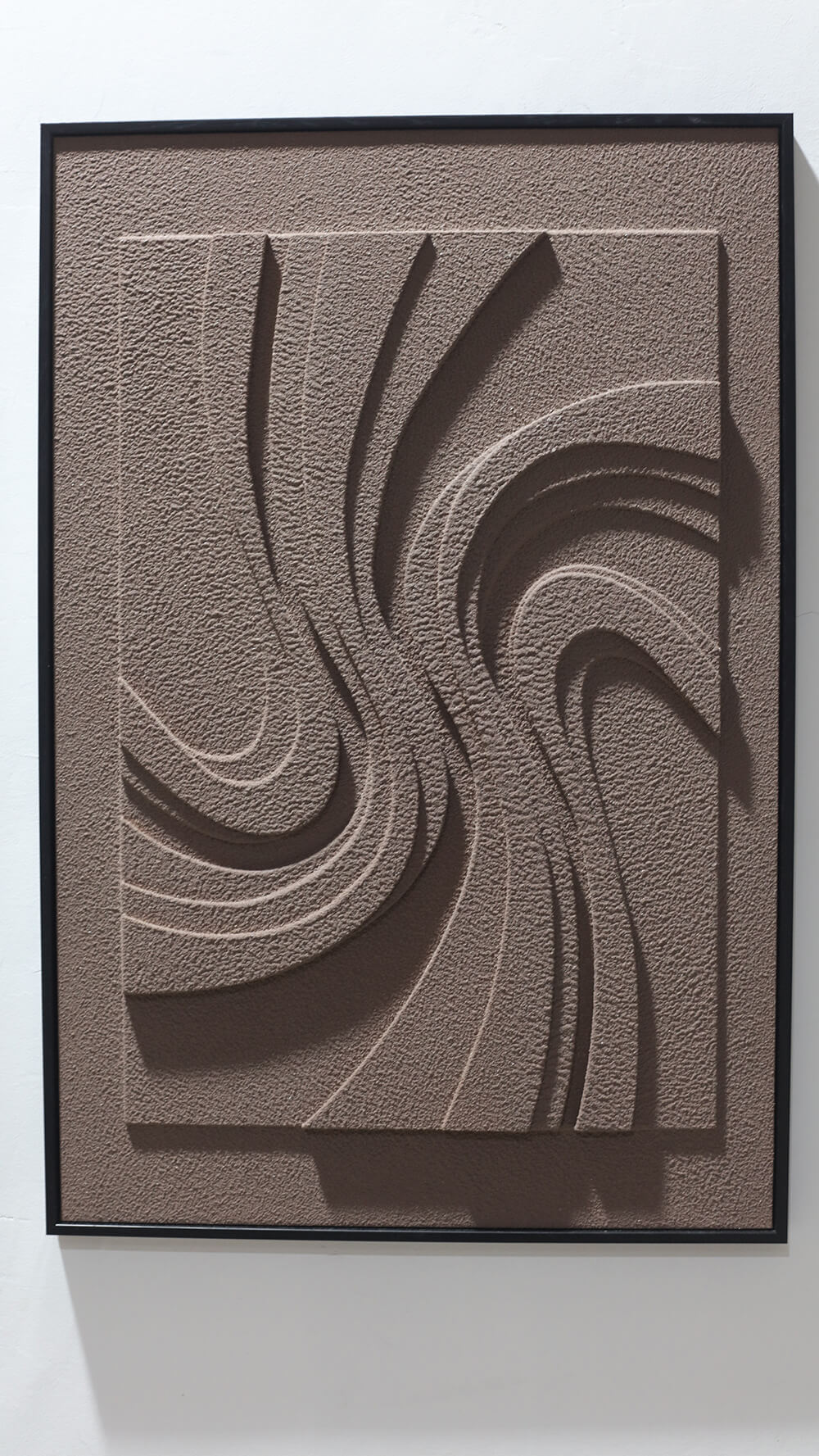 Styling Brown Textured Wall Art with Light and Shadow