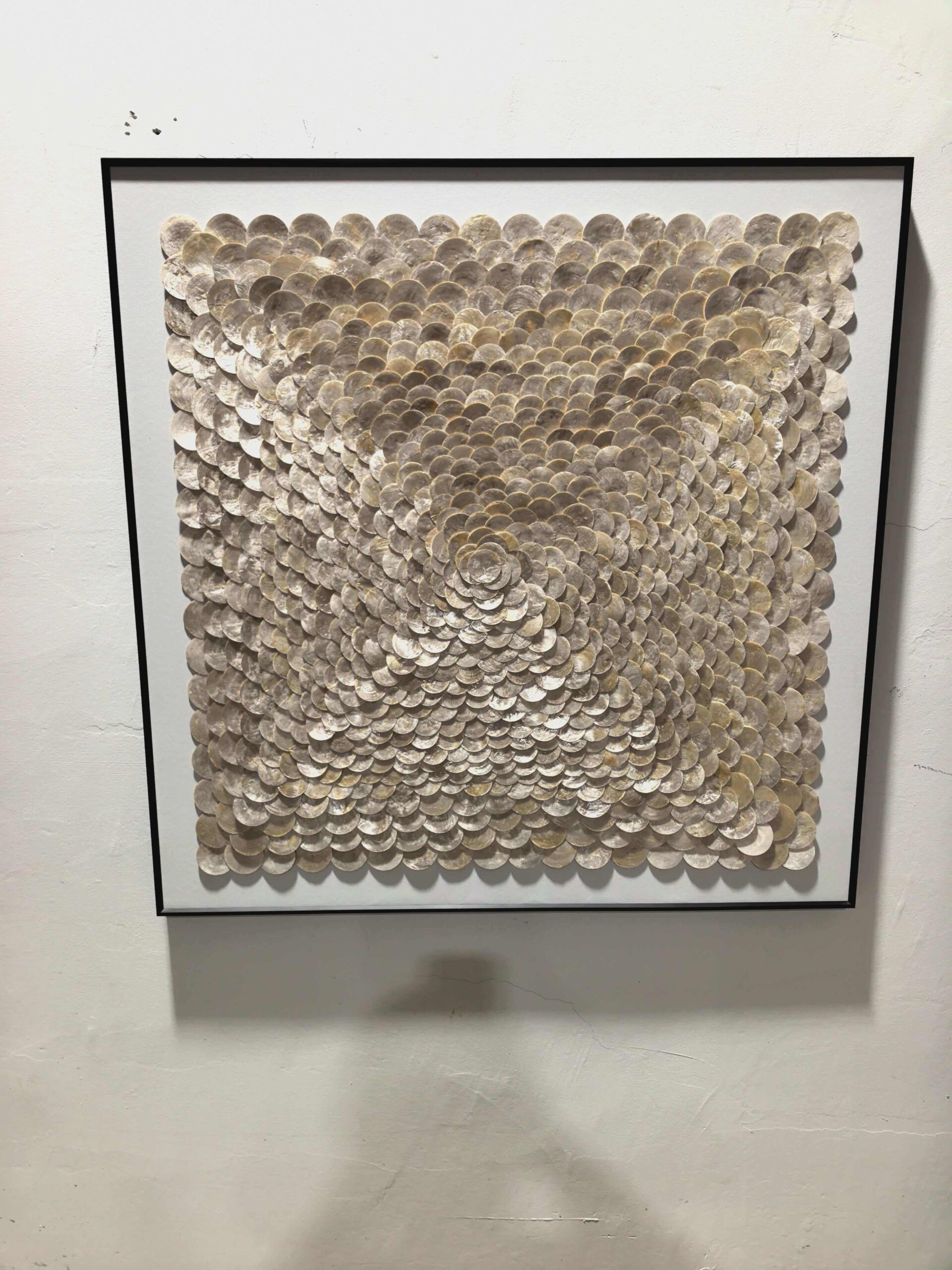 Handmade 3D Framed Capiz Shell Wall Art Ideas to Transform Modern Living Rooms