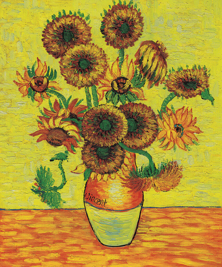 Photo to resin diamond painting sunflowers